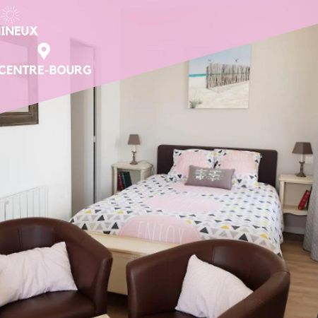 Studio Cosy Les Roses Tremieres 3 Etoiles Centre Plouharnel Proche Mer ภายนอก รูปภาพ