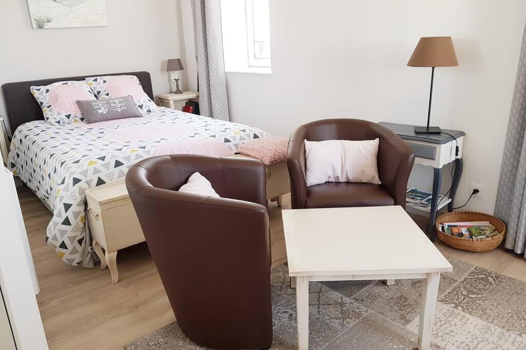 Studio Cosy Les Roses Tremieres 3 Etoiles Centre Plouharnel Proche Mer ภายนอก รูปภาพ