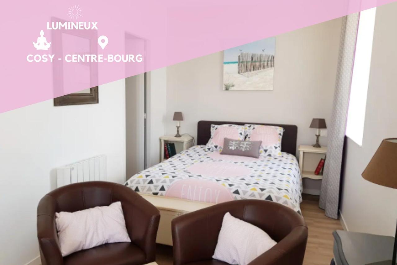 Studio Cosy Les Roses Tremieres 3 Etoiles Centre Plouharnel Proche Mer ภายนอก รูปภาพ